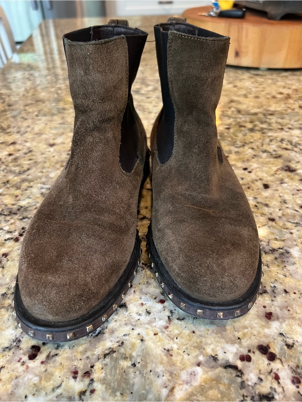 Women’s Brown Suede Chelsea Boots size 38